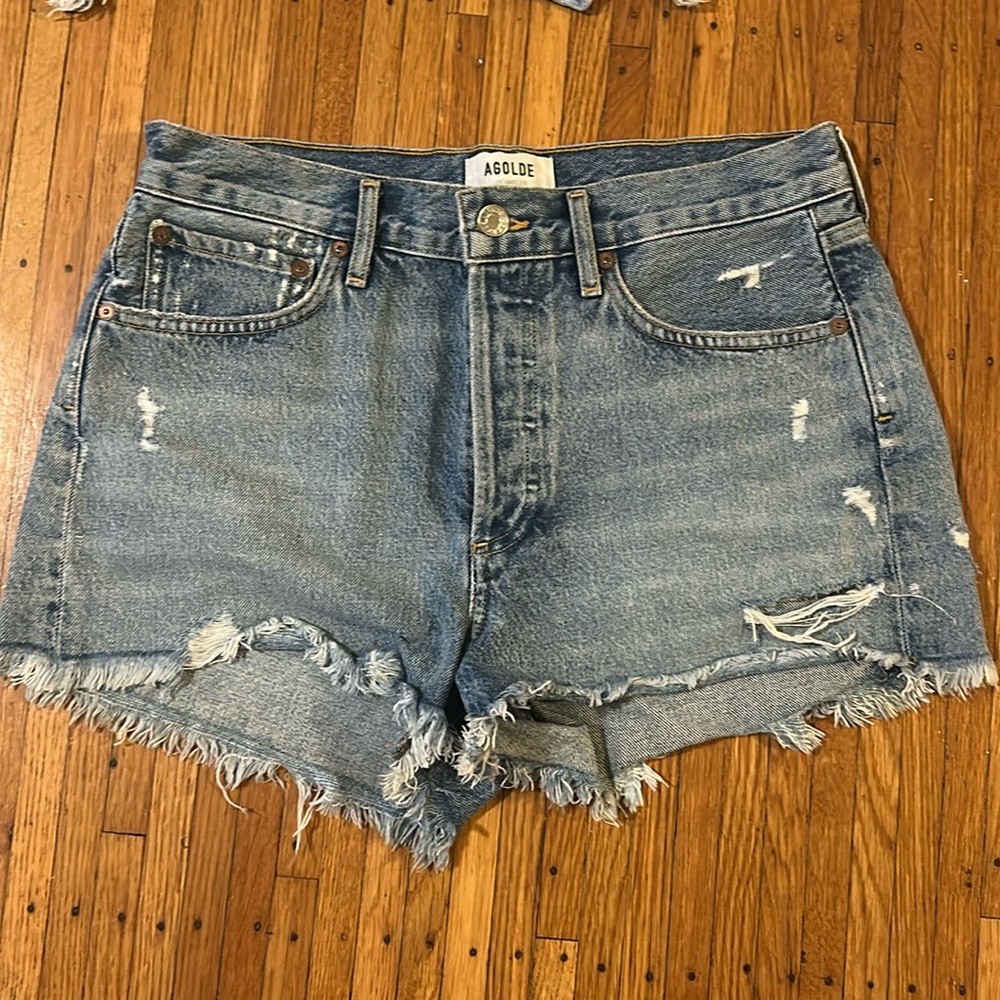 Agolde Parker denim short - size 26